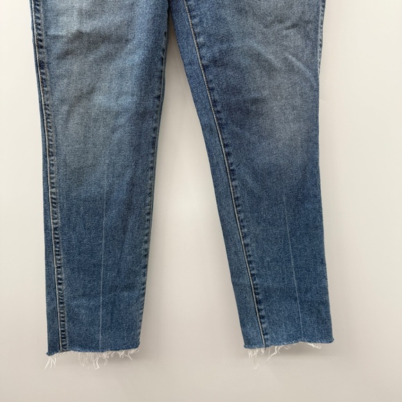 Khaite‎ Vanessa Medium Wash Skinny Jeans Women’s Size 26 High Rise Raw Hem Denim - Picture 3 of 11